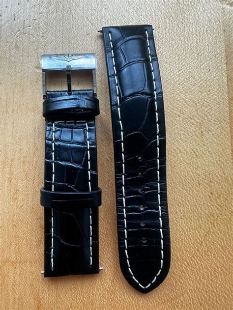 breitling kroko lederarmband 20-18|Breitling Kroko Leder Armband 20mm 20.